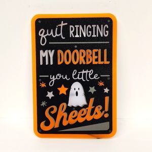 Lighted Halloween Sign